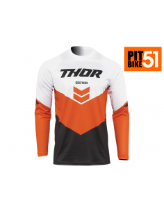 Bluza cross dziecięca THOR SECTOR Chevron orange