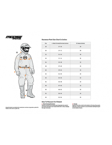 Spodnie MOOSE RACING M1 czarno-białe