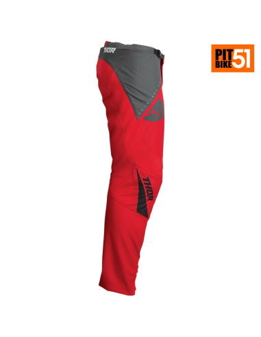 Spodnie cross THOR Sector Edge Red/White