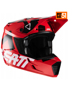 Leatt Kask Moto 7.5 Red Czerwony