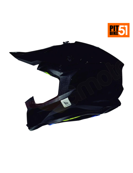 Kask motocyklowy enduro MT Helmets Falcon czarny połysk