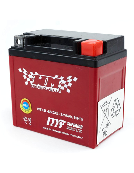 Akumulator WTX5L-BS (YTX5L-BS) (GEL) 12 VOLT