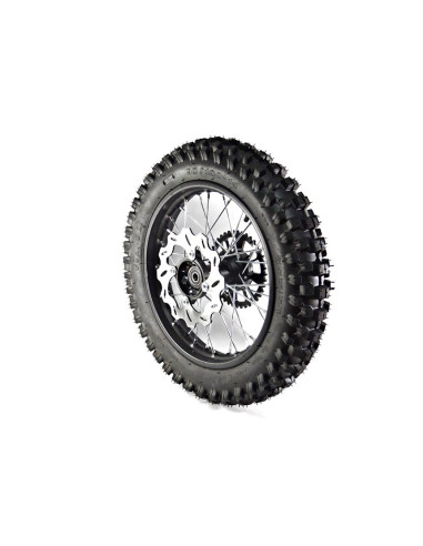 Koło 14' tył kompletne YuanXing pitbike MRF