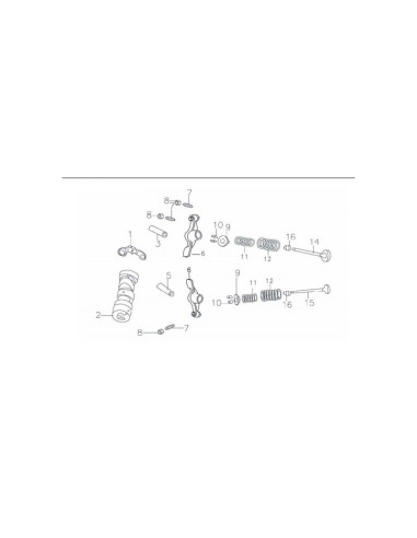Dźwigienki zaworowe pitbike 140 MRF