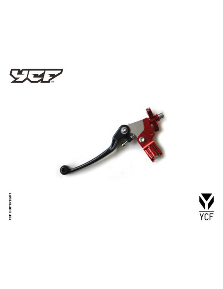 Dźwignia sprzęgła łamana z uchwytem pływającym CNC pitbike FACTORY YCF