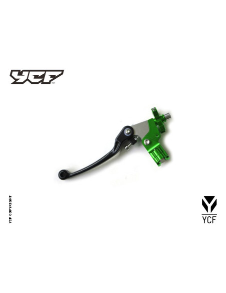 Dźwignia sprzęgła łamana z uchwytem pływającym CNC pitbike FACTORY YCF