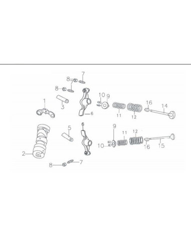 Zamki zaworowe pitbike 140 MRF