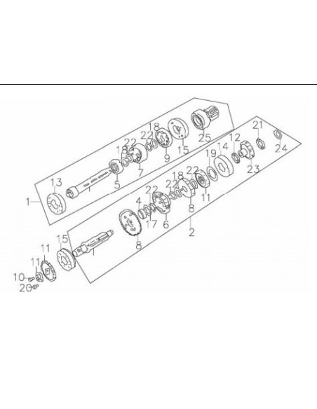 Zębatka pod kosz sprzęgłowy pitbike 140 MRF
