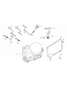 Wałek wysprzęglika pitbike 140 MRF 2