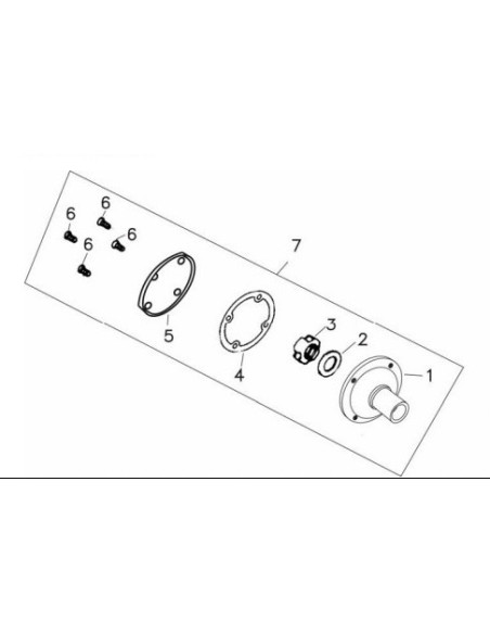 Pokrywka grzybka olejowego pitbike 140 MRF