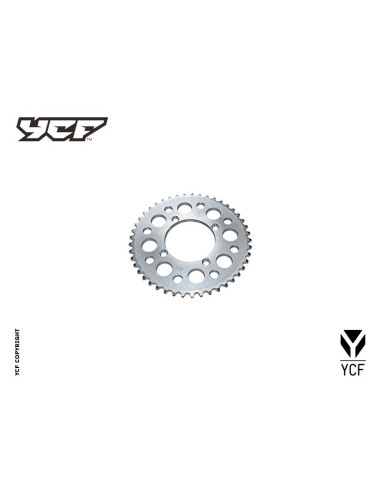 Zębatka tył 45 zębów 420 4 otwory pitbike YCF