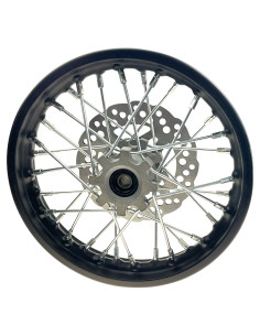 Felga 10 przód 1.4x10 standard z tarczą pitbike 50 YCF 2