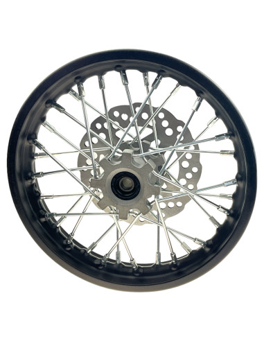Felga 10 przód 1.4x10 standard z tarczą pitbike...