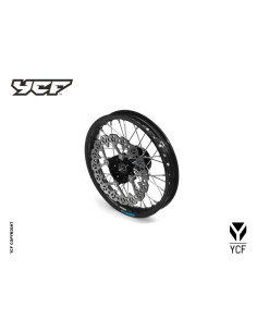 Felga 12 przód 1.4x12 aluminiowa z tarczą pitbike YCF