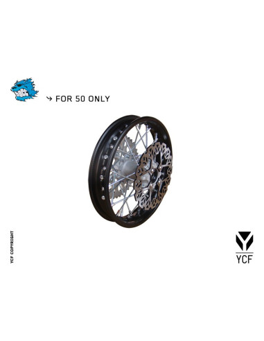 Felga 10 tył 1.4x10 komplet standard pitbike 50...