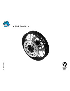 Felga 10 tył 1.4x10 komplet pitbike 50 YCF 2