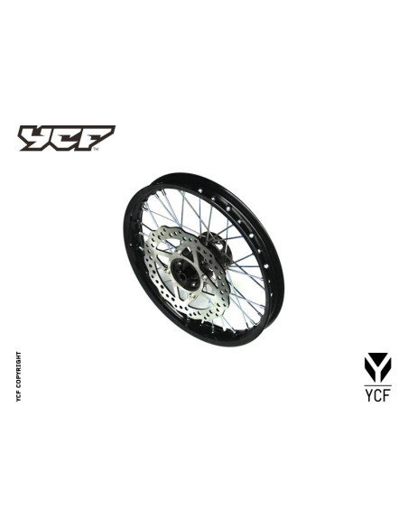 Felga 14 przód 1.4x14 CNC z tarczą pitbike YCF
