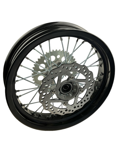 Felga 14 tył 3.0x14 aluminiowa komplet pitbike YCF