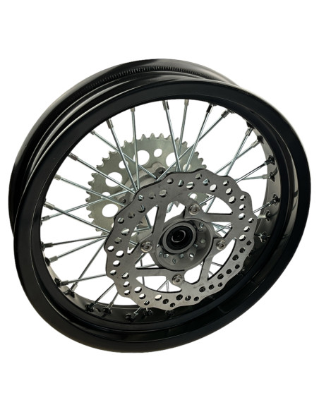 Felga 14 tył 3.0x14 aluminiowa komplet pitbike YCF