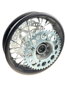 Felga 10 tył 1.85x10 stalowa komplet pitbike 2020 YCF 2