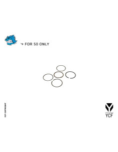 Pierścienie tłokowe (44mm) pitbike 50 YCF