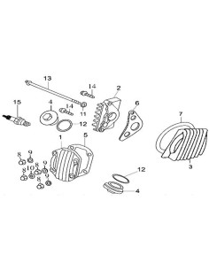 Uszczelka dekielka głowicy pitbike 120 MRF 2