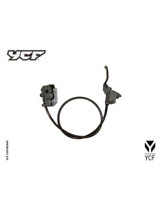 Hamulec przód kompletny - podwójny tłoczek pitbike YCF