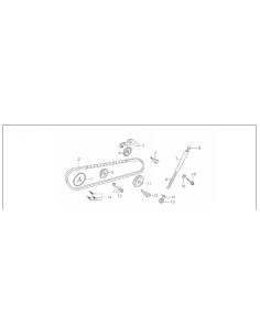 Zębatka rozrządu pitbike 140 MRF 2