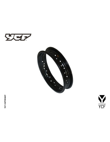 Obręcz felgi tylnej 1.85x12 aluminiowa pitbike YCF