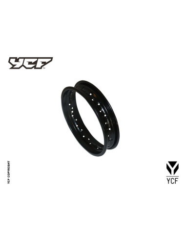 Obręcz felgi tylnej 1.85x12 stalowa pitbike YCF