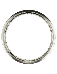 Obręcz felgi przedniej 1.4x14 aluminiowa srebrna pitbike YCF