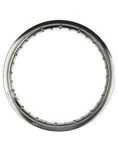 Obręcz felgi przedniej 1.4x14 aluminiowa srebrna pitbike YCF 2