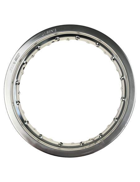 Obręcz felgi tylnej 1.85x12 aluminiowa srebrna pitbike YCF