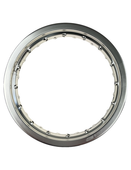 Obręcz felgi tylnej 1.85x12 aluminiowa srebrna pitbike YCF