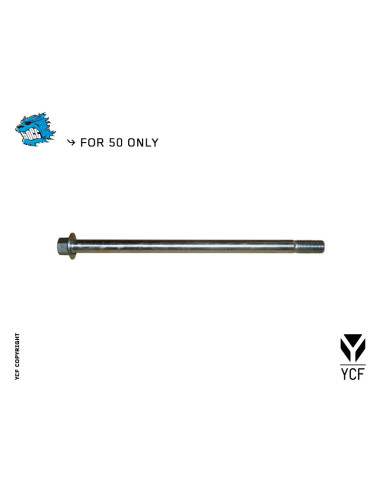 Ośka koła tylnego 215mm pitbike 50 YCF