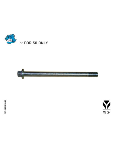 Ośka koła przedniego 170mm pitbike 50 YCF