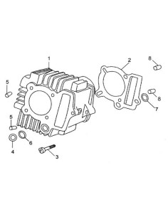 Tulejka cylindra mod1 pitbike 80 MRF 2