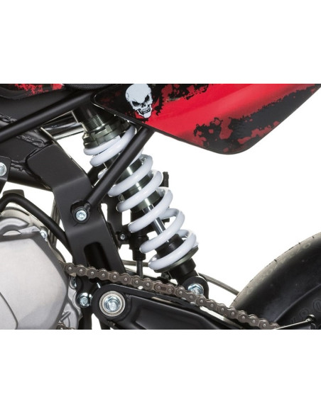 Amortyzator tył 290mm DX biały pitbike MRF