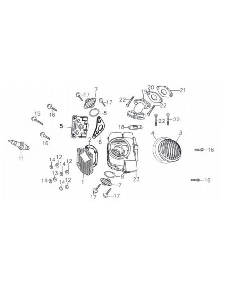 Dystans gaźnika pitbike 140 MRF
