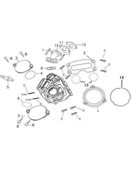 Podkładka ebonitowa króciec/gaźnik 30mm pitbike MRF