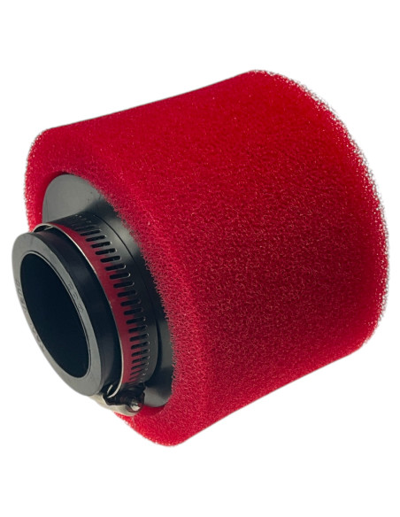 Filtr powietrza 38mm prosty czerwony