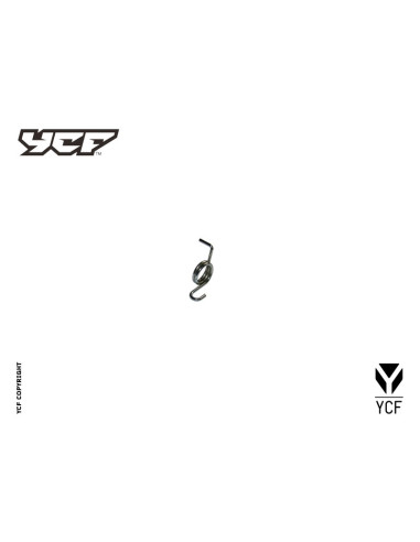 Sprężyna prawego podnóżka aluminiowego pitbike YCF