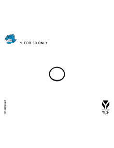 O-ring korka pokrywy silnika lewej dużego pitbike 50 YCF