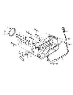 Śruba pokrywy sprzęgła pitbike 120 MRF 2