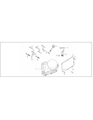 O-ring pod bagnet oleju pitbike 140 MRF