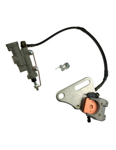 Hamulec tylny 1 tłoczek klocki azbestowe L:515 pitbike YCF 2