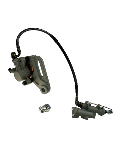 Hamulec tylny 1 tłoczek klocki azbestowe L:505...