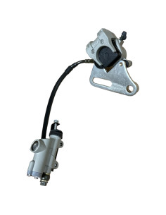 Hamulec tylny 1 tłoczek klocki azbestowe L:345 pitbike YCF