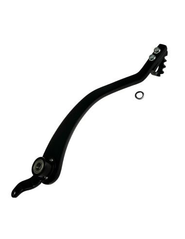 Dźwignia hamulca tył stalowa czarna pitbike...