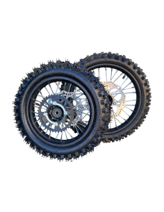 Koła 14/12' Junxi komplet pitbike RC MRF 2